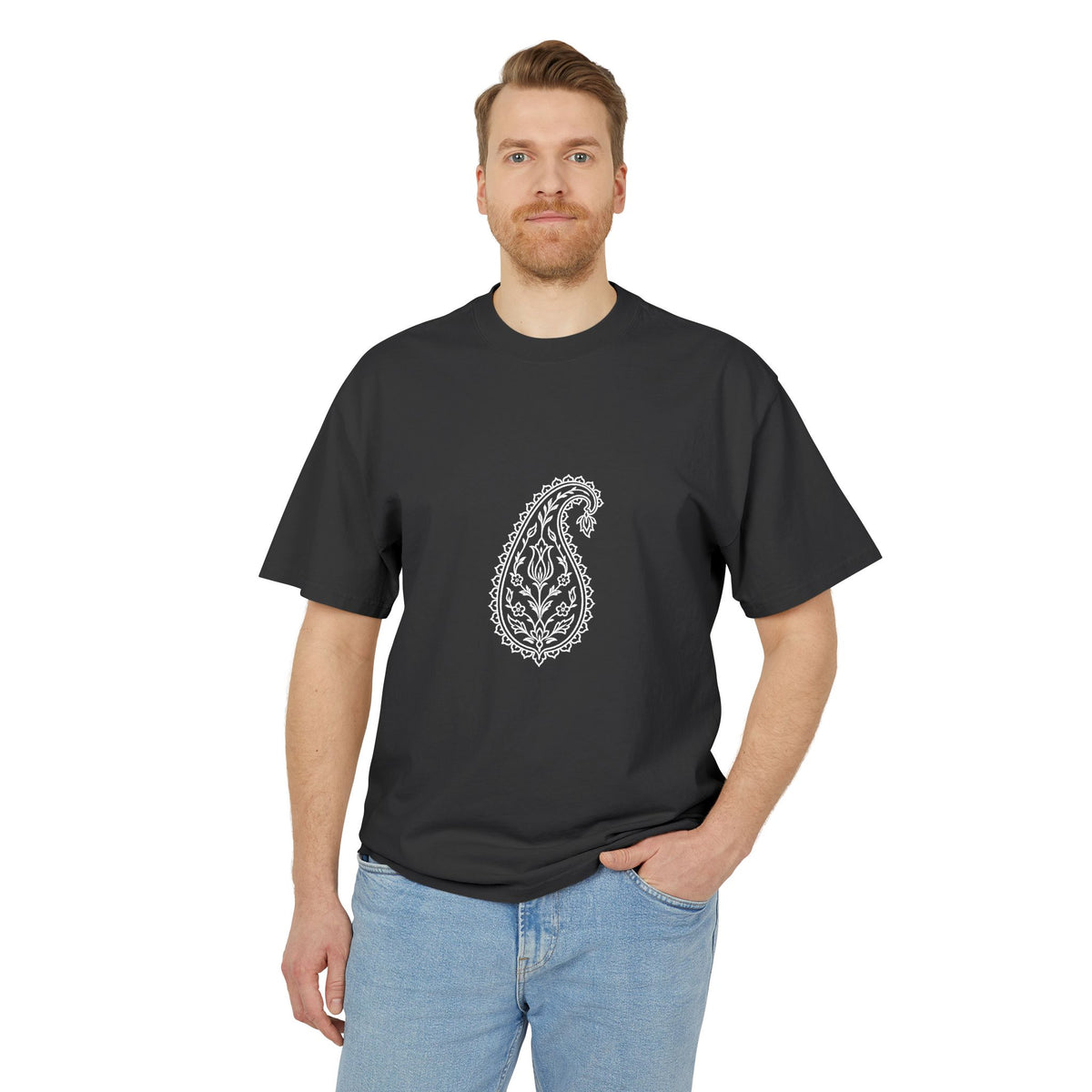 Boteh Paisley Tee – Heavyweight