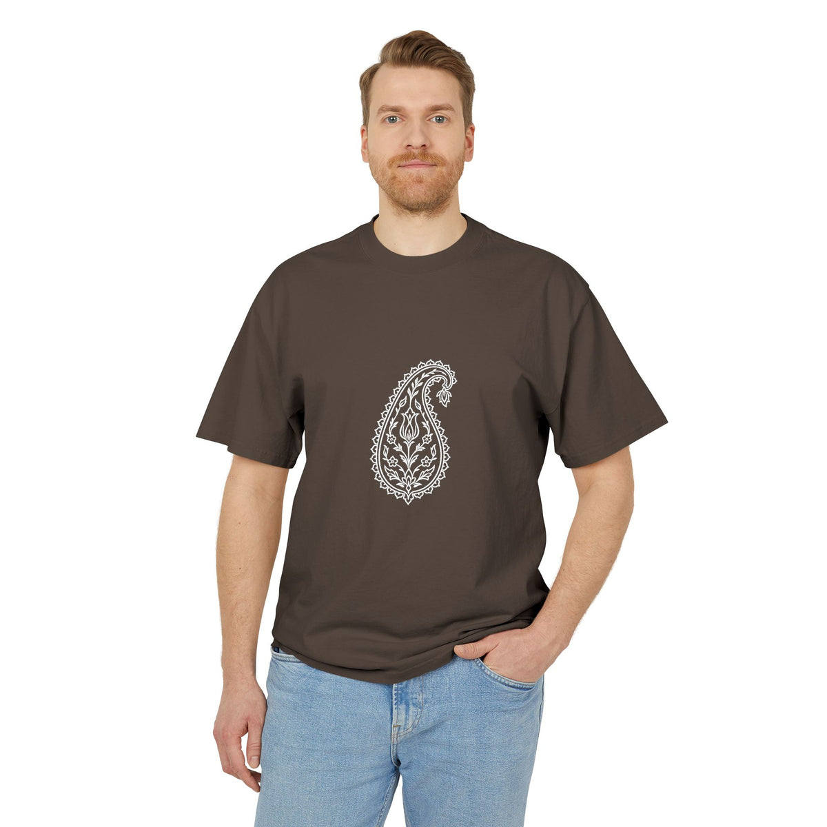 Boteh Paisley Tee – Heavyweight