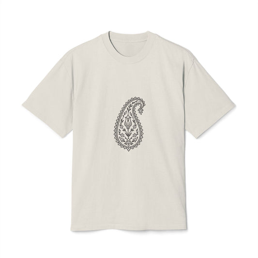 Boteh Paisley Tee – Heavyweight