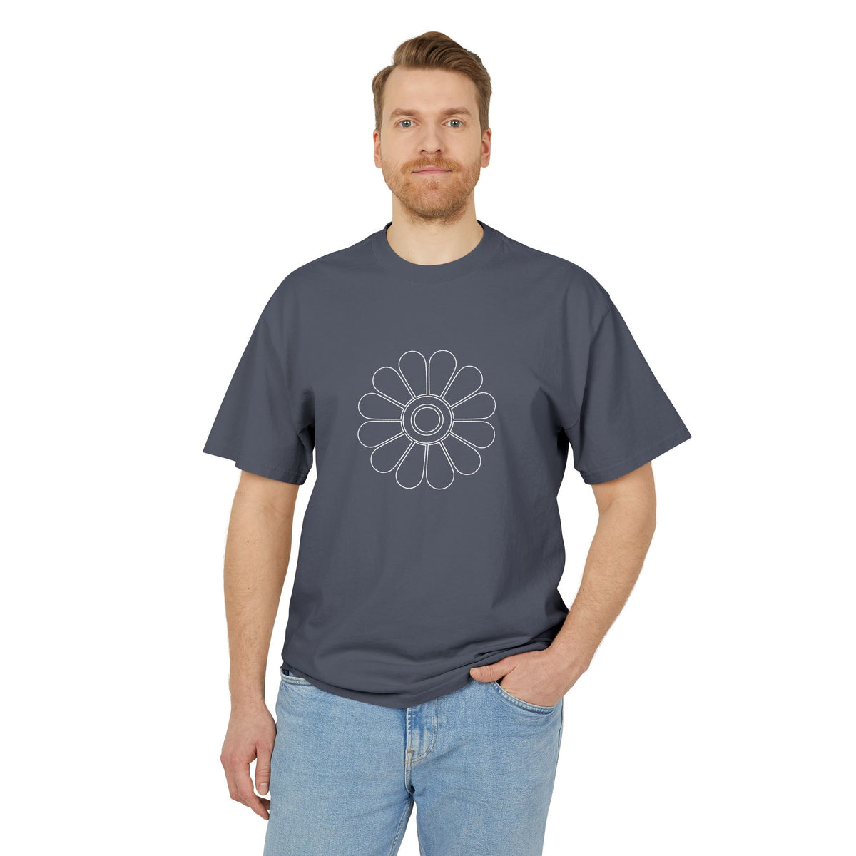 Niloufar Lotus Tee – Heavyweight