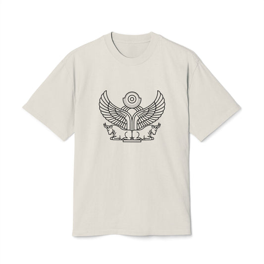 Double Bull Emblem Tee – Heavyweight