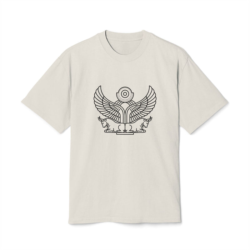 Double Bull Emblem Tee – Heavyweight